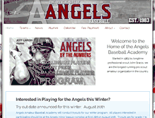 Tablet Screenshot of angelsproscout.com